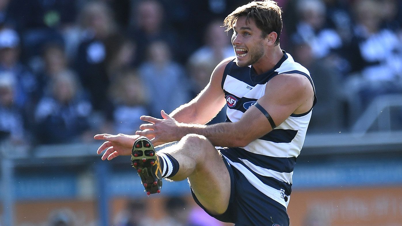 AFL: Tom Hawkins a standout in Geelong Cats victory over Brisbane Lions