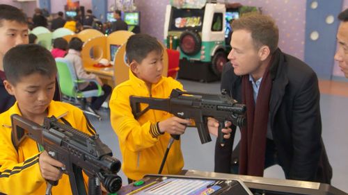 Seven-year-old students say they "dream of fighting for the Korean Army (Image: 60 Minutes)