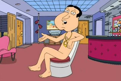 <div align="left"><B>Played by:</b> Seth MacFarlane.</p><br/>"Giggity giggity goo!" If she's a she and has a pulse, the odds are Glenn Quagmire is interested… and already naked. As Spooner Street's resident pervert, Quagmire has slept with over 600 women and only has one known turnoff: When people say the word 'rubbish' when they mean 'garbage'.</div><br/>