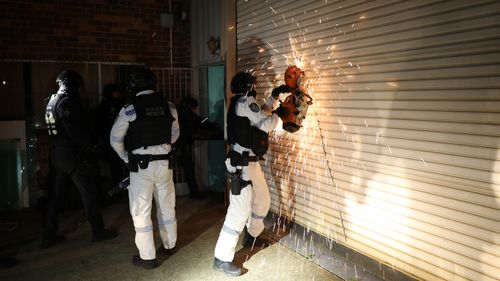 A Mongols outlaw motorcycle clubhouse has been raided ahead of the group's national run this week. Police searched an industrial complex at Blacktown in Sydney's west on Friday night and said they seized several items "consistent with the illegal sale and supply of alcohol".
