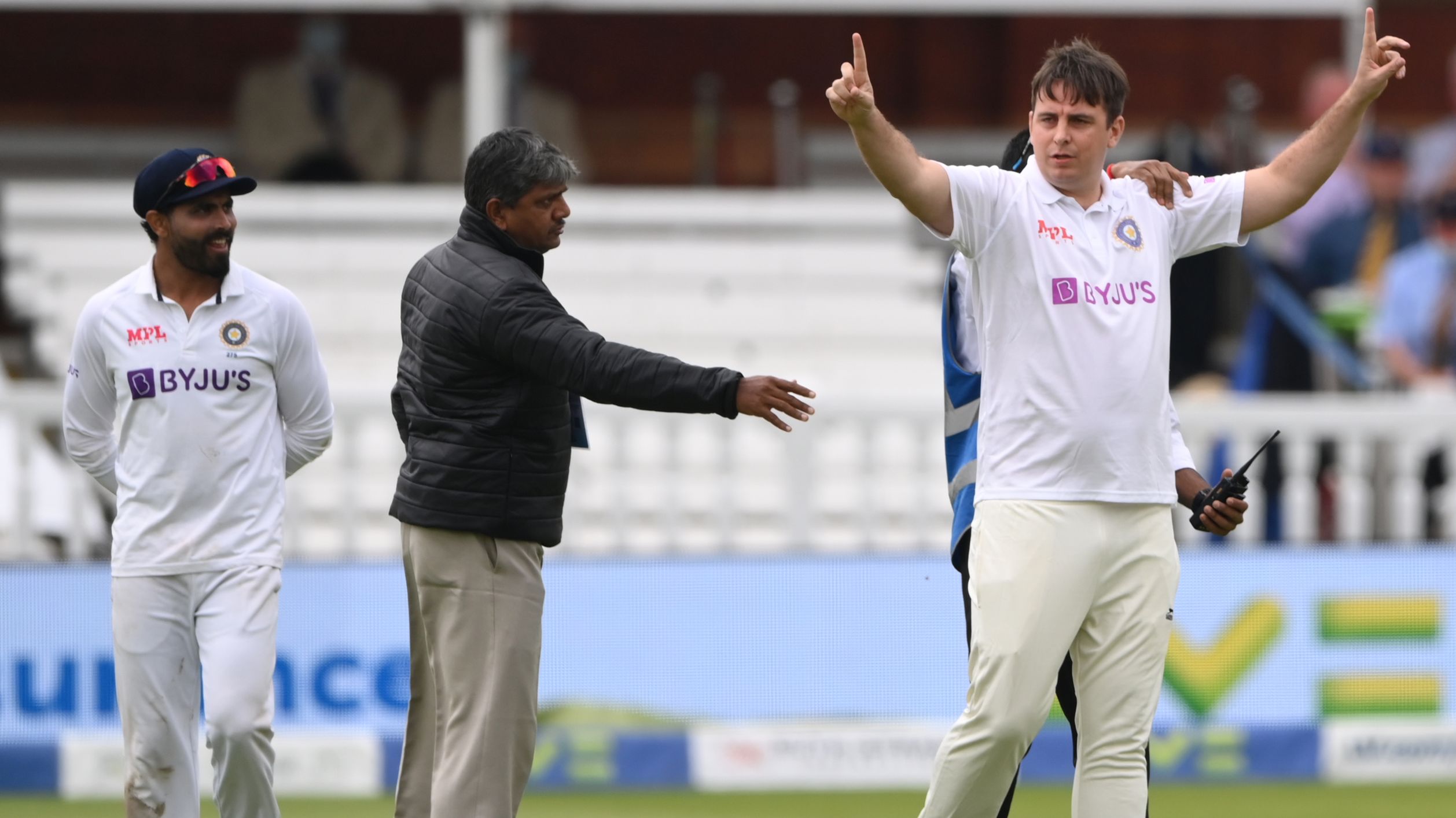 Lord's pitch invader leaves India in stitches