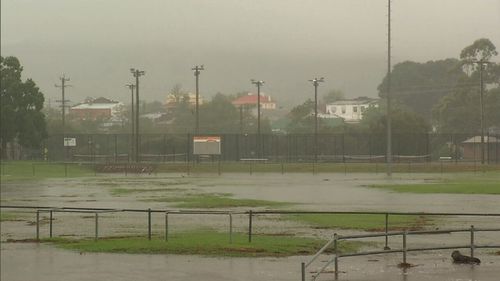 The research found that tropical areas such as Far North Queensland have been experiencing hourly rainfall extremes during storms that are up to three-times as bad as expected. Picture: 9NEWS.