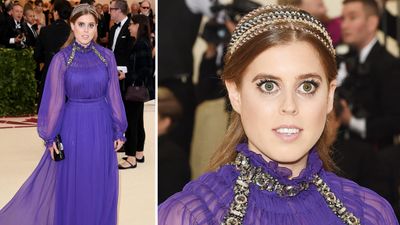 Princess Beatrice attends the Met Gala, May 2018