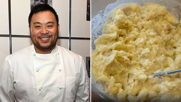 Chef David Chang / Mashed potato