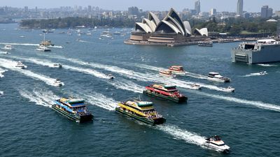 Sydney ferries race 