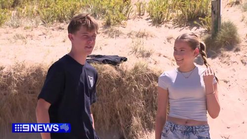 Boy, 13, saves two teenage girls from dangerous rip at Venus Bay