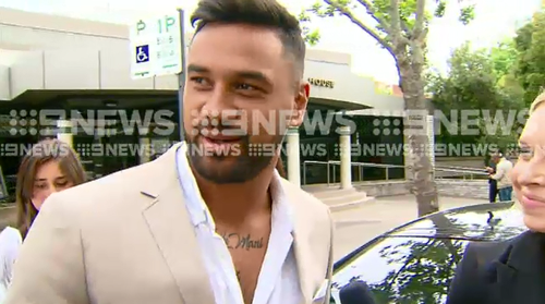 Kenny Edwards is now based in France but appeared in court in Sydney today over driving offences.