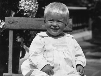 Prince Philip of Greece, later Duke of Edinburgh, as a toddler, July 1922. (Photo by Hulton Archive/Getty Images)