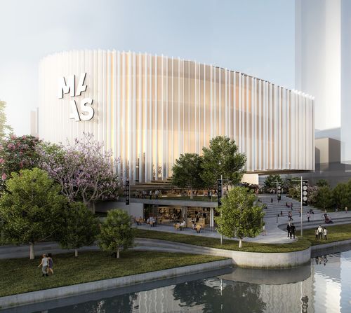 An artist's impression of the new proposed Powerhouse Museum. Picture: AAP