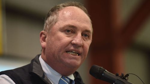 Barnaby Joyce has slammed green groups he says are preventing dam building.