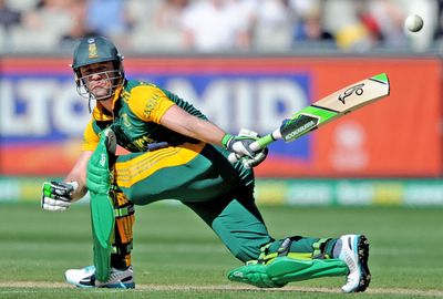 South African maestro AB De Villiers is the shining light in the World XI.