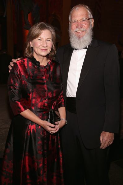 David Letterman and wife Regina Lasko at American Museum of Natural History on November 30, 2017 in New York City.