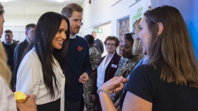 The Duke and Duchess of Sussex surprised their neighbours in Windsor at a coffee morning for military families 8