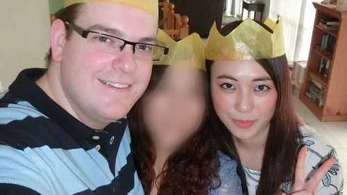 Derek Barrett (left) stabbed Mengmei Leng 40 times and then dumped her body in a blowhole. 