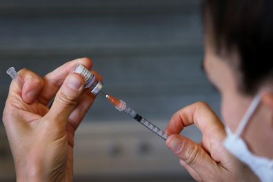A NSW Health spokesperson said an increased volume of vaccinations "sometimes leads to minor delays in updating details on the Australian Immunisation Record".
