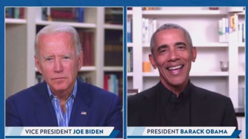 Former president Barack Obama has jumped on a Zoom call with Democrat supporters to help boost fundraising efforts for Joe Biden