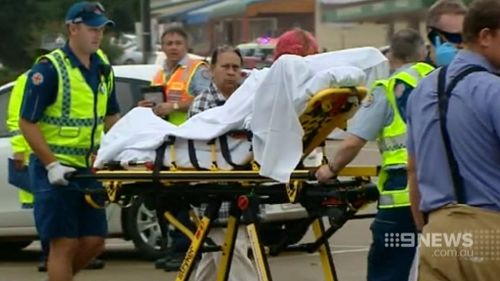 Some of the injured suffered burns to much of their upper bodies. (9NEWS)