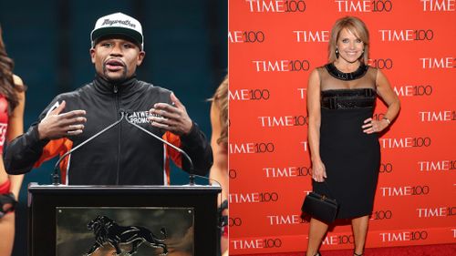 US journalist Katie Couric 'fled' Mayweather v Pacquiao fight