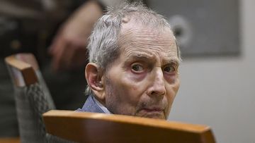 Real estate heir Robert Durst sits during his murder trial at the Airport Branch Courthouse in Los Angeles on Thursday, March 5, 2020. 