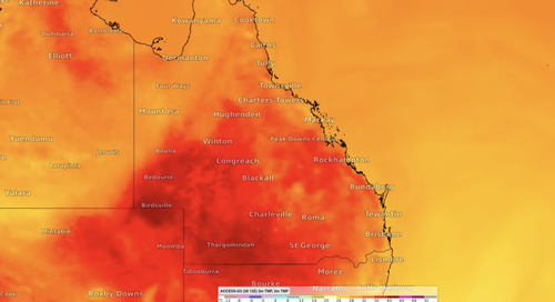 'Oppressive heat' will be felt in Queensland as a hot airmass sweeps across the state.