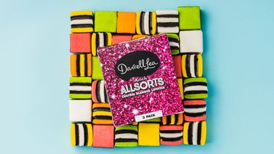 Allsorts lipsticks comes in packs of three. 