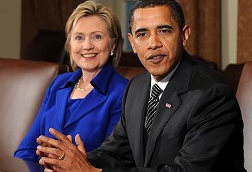 What role did Hillary Clinton serve in Barack Obama's cabinet?