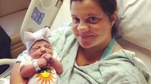 A mother who gave birth to a daughter during the natural phenomenon has named her 'Eclipse'. (Greenville Health System)