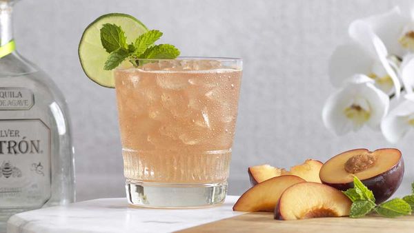 Salted plum cocktail