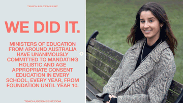 Consent education will be mandated in all Australian schools.