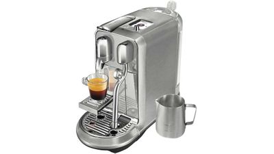 Nespresso Creatista plus Breville stainless steel, $799, <a href="https://www.nespresso.com/au/en/order/machines/creatista-plus-breville-stainless-steel-coffee-machine" target="_top">nespresso.com.au</a><br>
<br>