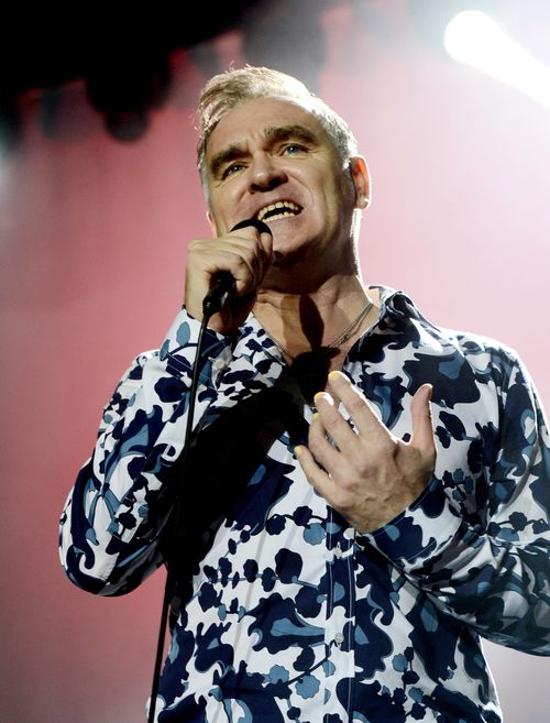 Singer Morrissey performs at Hollywood High School on March 2, 2013 in Los Angeles, California