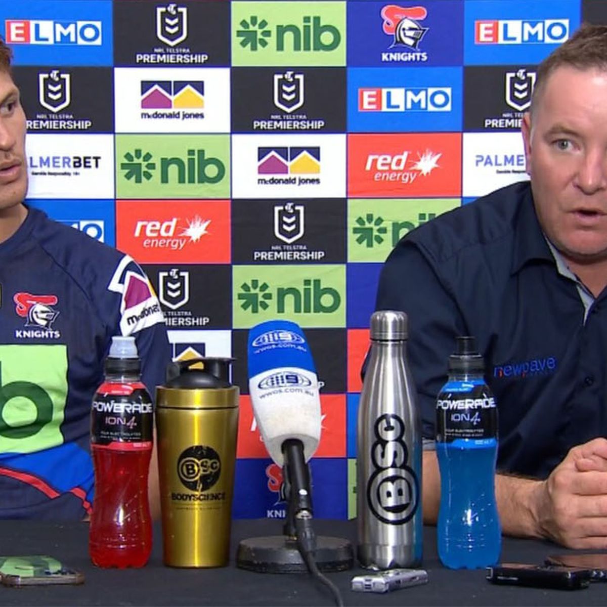 NRL 2022: Knights v Dragons, Zac Lomax, off side, kick-off, refereeing,  Adam O'Brien, Jaydn Su'A