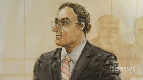 A court sketch of Terrence John Leary. (9NEWS)