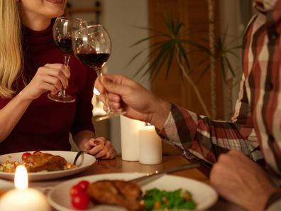 couple splitting costs moving in together