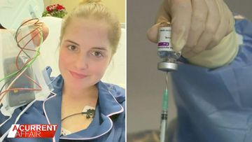 Nurse backs vaccine after suffering from blood clots 
