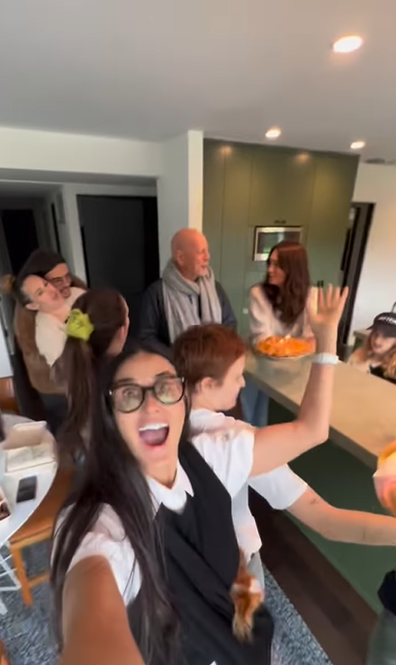 Demi Moore shares video of ex Bruce Willis on his 68th birthday