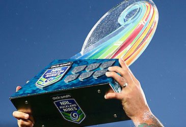 Auckland Nines trophy (Getty)