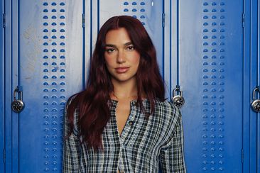 Dua Lipa poses for a portrait to promote her new album &quot;Radical Optimism&quot; on Friday, April 26, 2024, in New York. (Photo by Drew Gurian/Invision/AP)