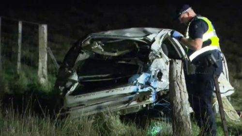 Queensland woman dead when car crashes and rolls near Geelong
