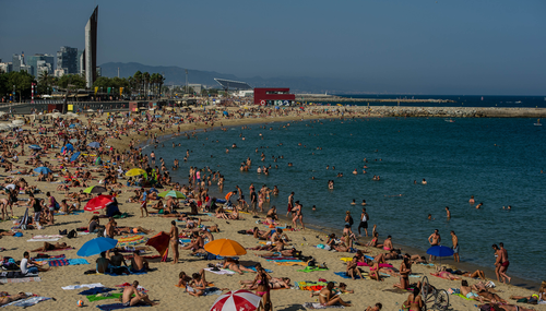 In Barcelona, it is illegal to wear swimwear away from the beach front.