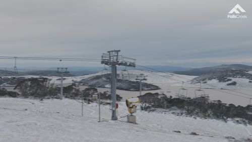 Falls Creek was also celebrating the unexpected late snow dump.