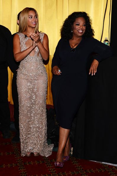 Beyonce and Oprah Winfrey