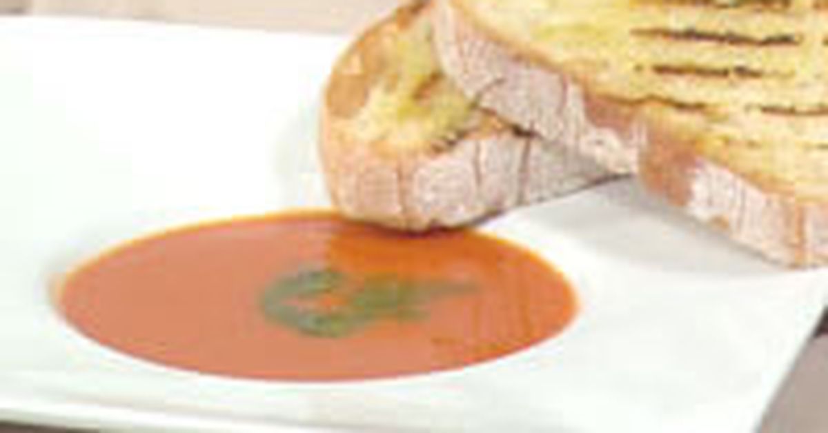 Minted broad bean and ham soup - 9Kitchen