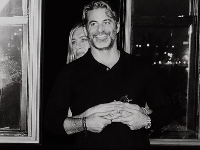Jennifer Aniston and boyfriend Jim Curtis in an Instagram photo