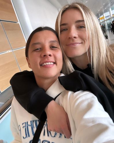 Sam Kerr and Kristie Mewis