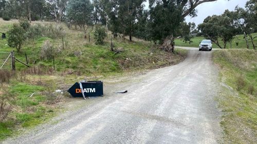 The ATM stolen in an early morning ram raid has been located