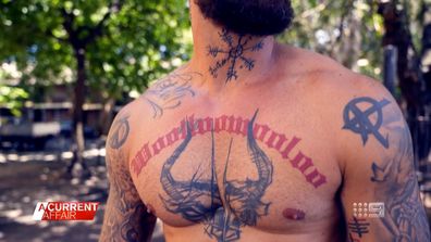 Anthony Lees is the man with the Woolloomooloo chest tattoo. 