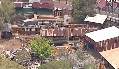 The Thunder River Rapids ride was closed following the tragedy. (AAP)