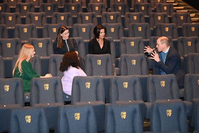 Prince William, Duke of Cambridge during a visit BAFTA in London