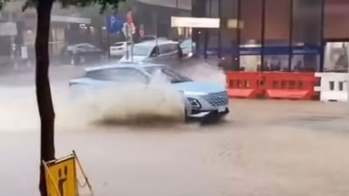 Flooding in Parramatta, Sydney